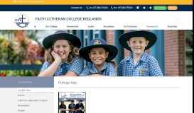 
							         College App | Faith Lutheran College Redlands								  
							    