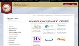 
							         College & Career Center / Financial Aid & More College Planning ...								  
							    