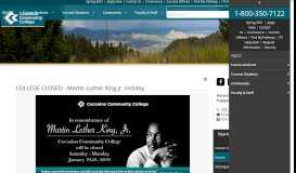 
							         COLLEGE CLOSED - Martin Luther ... - Coconino Community College								  
							    