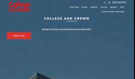 
							         College & Crown Apartments | Downtown New Haven Housing								  
							    
