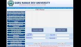 
							         College Development Council Portal								  
							    