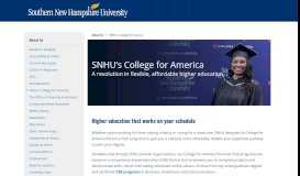 
							         College for America | SNHU's Workforce Partnerships								  
							    