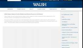 
							         College for Creative Studies Partnership - Walsh								  
							    