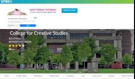 
							         College for Creative Studies Student Reviews, Scholarships, and Details								  
							    