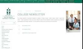 
							         College Newsletter - Mater Maria								  
							    