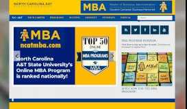 
							         College of Business and Economics MBA Portal |								  
							    