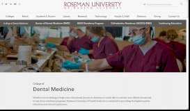 
							         College of Dental Medicine | Best Dental Programs | DMD Degree ...								  
							    