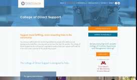 
							         College of Direct Support – DirectCourse								  
							    