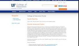 
							         College of Education Portal | Educator Assessment System (EAS)								  
							    