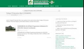 
							         College Of Education Warri - Campus Portal Nigeria								  
							    
