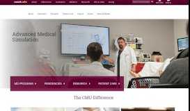 
							         College of Medicine - Home | Central Michigan University								  
							    