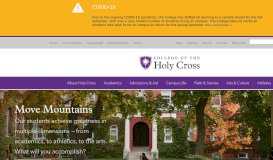 
							         College of the Holy Cross								  
							    