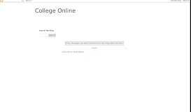 
							         College Online Portal - College Online								  
							    
