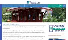 
							         College Planning Center - The Village Bank								  
							    
