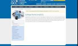 
							         College Portal (myGCC) | SUNY Genesee Community College - Batavia								  
							    