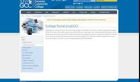 
							         College Portal (myGCC) | SUNY Genesee Community College								  
							    