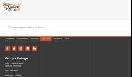 
							         College Representative Contacts | Ventura College								  
							    