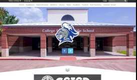 
							         College Station Middle School: Home								  
							    