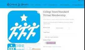 
							         College Team Standard Virtual Membership – Strive & Uplift								  
							    