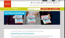 
							         College Transport and How to Get Your Bus Pass - Runshaw College								  
							    