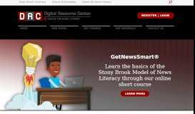 
							         College / University DRC Portal | Stony Brook Center for News Literacy								  
							    