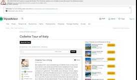 
							         Collette Tour of Italy - Italy Forum - TripAdvisor								  
							    