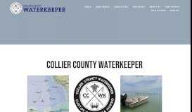 
							         Collier County Waterkeeper								  
							    