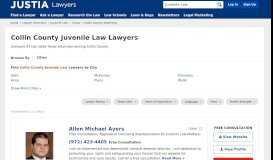 
							         Collin County Juvenile Law Lawyers - Compare Top Juvenile Law ...								  
							    