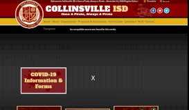 
							         Collinsville ISD / Homepage								  
							    
