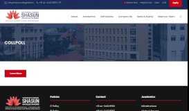 
							         CollPoll - Shri Shankarlal Sundarbai Shasun Jain College for ...								  
							    