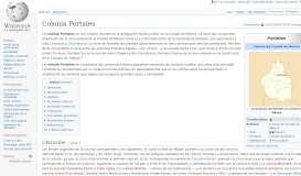 
							         Colonia Portales - Wikipedia, la enciclopedia libre								  
							    