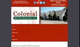 
							         Colonial OB-GYN Associates, Ltd.								  
							    
