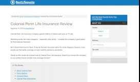 
							         Colonial Penn Life Insurance Review for 2019 | All You Need To Know!								  
							    