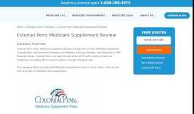 
							         Colonial Penn Medicare Supplement Review								  
							    