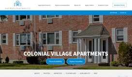 
							         Colonial Village Apartments, Glastonbury, CT Property Management ...								  
							    