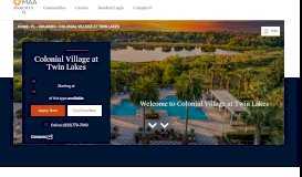 
							         Colonial Village at Twin Lakes - Apartments in Orlando FL - MAA								  
							    