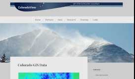 
							         Colorado GIS Data – ColoradoView								  
							    