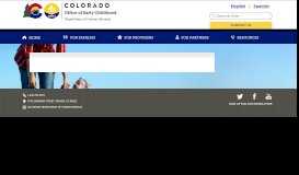 
							         Colorado Office of Early Childhood | Oec_providers | Providers								  
							    