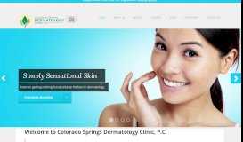
							         Colorado Springs Dermatology Clinic, P.C. - Best Skin Care								  
							    