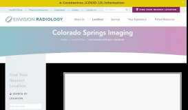 
							         Colorado Springs Imaging								  
							    