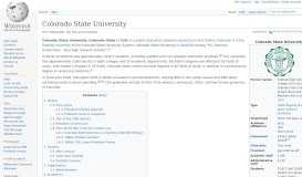 
							         Colorado State University - Wikipedia								  
							    