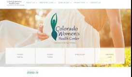 
							         Colorado Women's Health Center								  
							    
