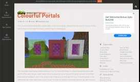 
							         Colourful Portals | Minecraft Mods								  
							    