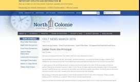 
							         Colt News March 2019 | North Colonie Central School District, Latham ...								  
							    