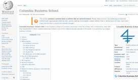
							         Columbia Business School - Wikipedia								  
							    