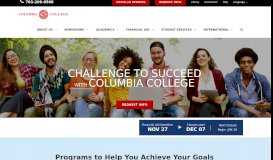 
							         Columbia College: Home-New								  
							    