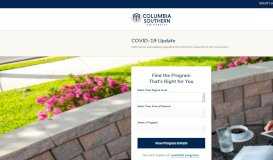 
							         Columbia Southern University: An Online University with ...								  
							    