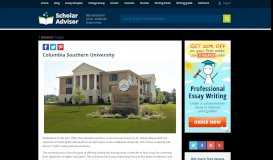 
							         Columbia Southern University | ScholarAdvisor.com								  
							    