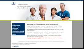 
							         ColumbiaDoctors - Patient Portal								  
							    