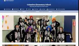 
							         Columbus Elementary School: Home Page								  
							    